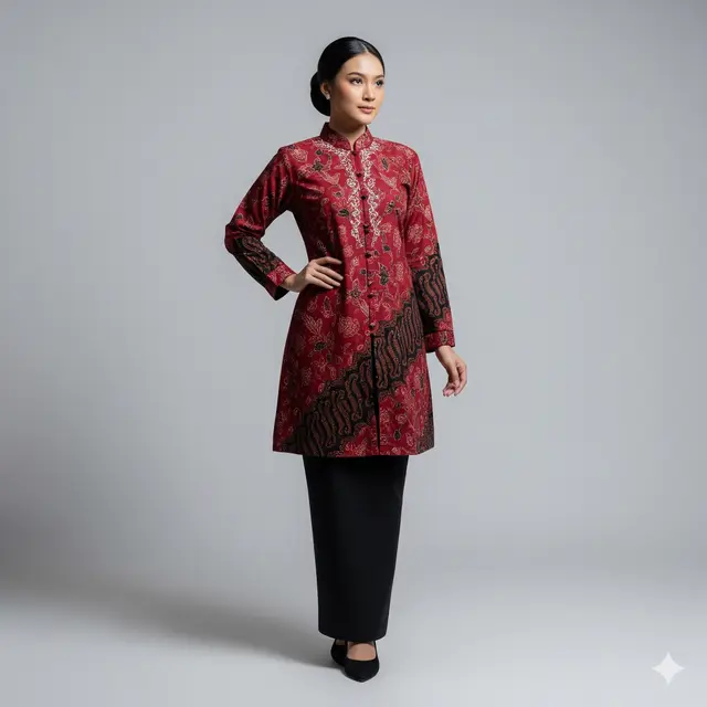 Tunik Batik Modis untuk Kerja Terbaru 2025. Gemini