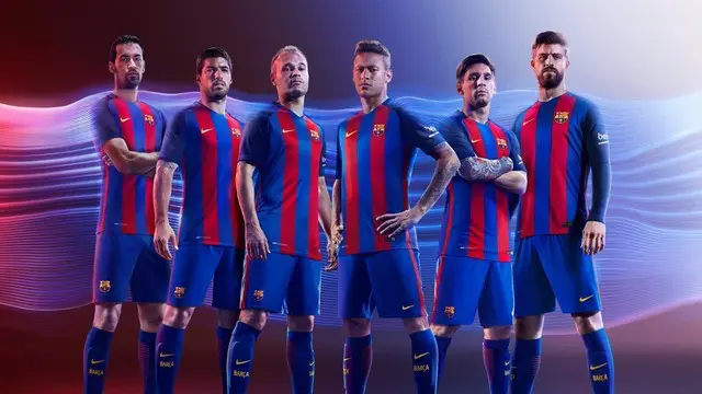 Video jersey Barcelona terbaru untuk musim 2016-2017.