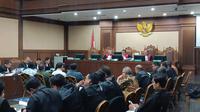 Sidang Syahrul Yasin Limpo (SYL) di ruang sidang PN Tipikor Jakarta Pusat, Rabu (8/5/2024). (Merdeka.com/ Rahmat Baihaqi )