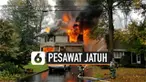 Sebuah pesawat kecil tanpa penumpang jatuh di sebuah lingkungan perumahan New Jersey, AS. Akibatnya dua rumah terbakar. Kondisi pilot pesawat belum diketahui.