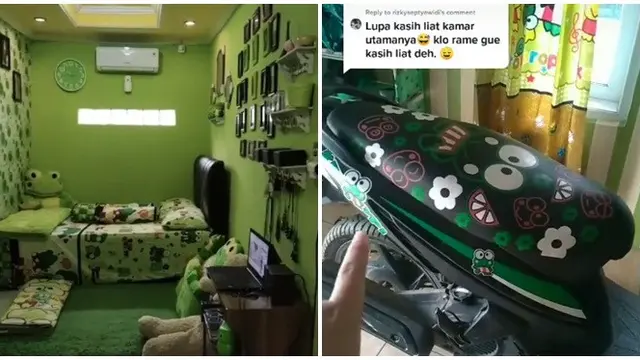 Video Rumah Unik Bertema Kartun Keroppi Ini Viral, Curi Perhatian
