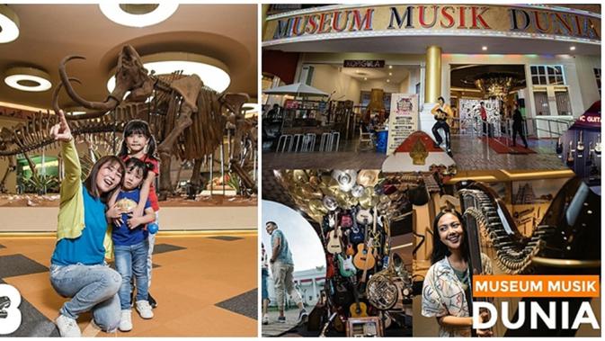 Theme Park atau Taman Hiburan Dino park dan Museum Musik Dunia di Jatim Park. (dok. Instagram @jawatimurpark/https://www.instagram.com/p/BrDCfL0BWAR/Fairuz Fildzah)
