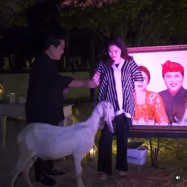 6 Momen Erick Thohir Rayakan Anniversary Pernikahan ke-23, Beri Istri Kado Kambing