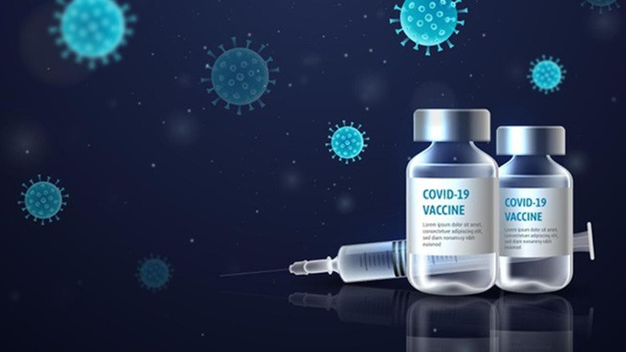 Banner Infografis Stok Vaksin Covid-19 di Indonesia Menipis. (Liputan6.com/Trieyasni)