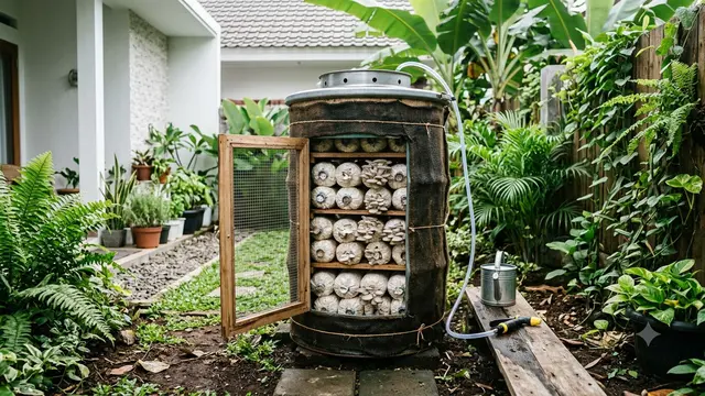 Ide Pekarangan Produktif dari Drum Bekas