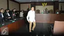M. Sanusi usai mendengarkan pembacaan vonis dalam sidang lanjutan di Pengadilan Tipikor, Jakarta Pusat, Kamis (29/12). Sanusi ditetapkan bersalah dan divonis dengan hukuman 7 tahun penjara dan denda Rp 250 juta. (Liputan6.com/Helmi Affandi)