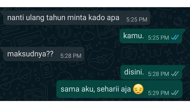 6 Chat Pasangan LDR Pengen Ketemu Ini Bikin Baper