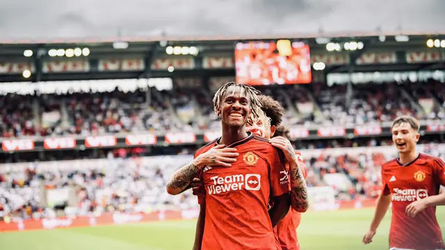 Manchester United vs Leeds dalam laga pramusim 2023/2024