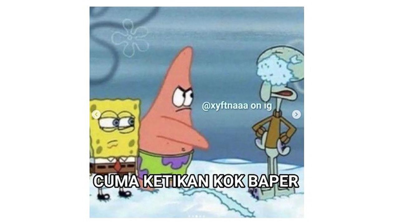 6 Meme Lucu Pakai Gambar Patrick Ini Bikin Overthinking, Galau Banget