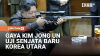 Kim Jong Un Pamer Pistol Baru, Putrinya Ikut Menembak