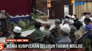 Risma mengumpulkan pengurus Takmir Masjid Surabaya untuk membendung paham radikal berkembang di area masjid.