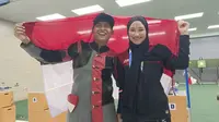 Fathur Gustavian dan Dewi Laila Mubarokah sama-sama berhasil meraih medali emas SEA Games 2021 dari cabang olahraga menembak.&nbsp;