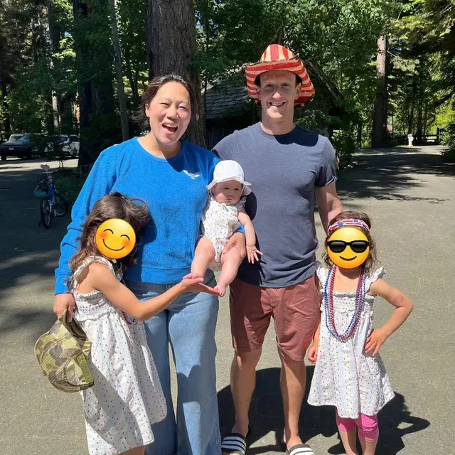 Mark Zuckerberg dan keluarga