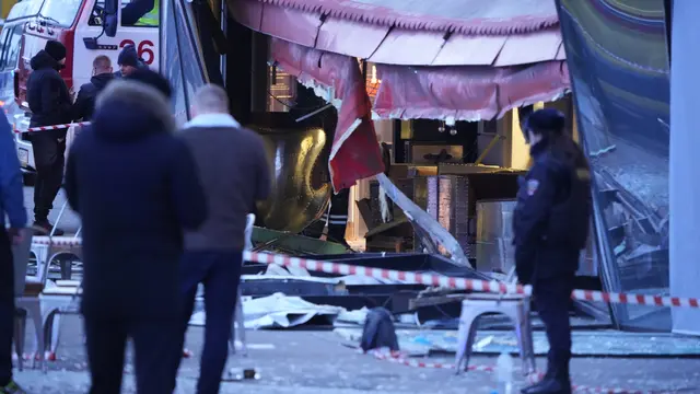 Blogger militer Rusia tewas dalam ledakan di kafe St. Petersburg