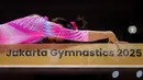 <p>Pesenam putri Indonesia, Salsabilla Hadi Pamungkas melakukan podium training nomor balok keseimbangan jelang Kejuaraan Dunia Gimnastik 2025 di Indonesia Arena, Senayan, Jakarta, Sabtu (18/10/2025). (Bola.com/Bagaskara Lazuardi)</p>