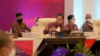 Menteri Kesehatan RI Budi Gunadi Sadikin memimpin Pertemuan Kedua Menteri Kesehatan Negara G20 (G20 2nd Health Ministers Meeting) di Hotel InterContinental Bali Resort, Bali yang digelar 27 - 28 Oktober 2022. (Dok Kementerian Kesehatan RI)