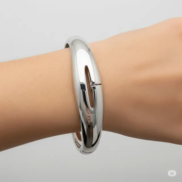 10 Model Gelang Oval Emas Putih: Pilihan Elegan untuk Gaya Modern