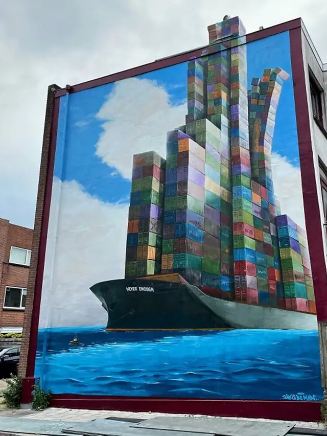 Seniman Ini Ciptakan Mural 3D di Dinding Bangunan, 6 Potretnya Bikin Takjub