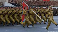 Ilustrasi pasukan militer Korea Utara (AFP / E. Jones)