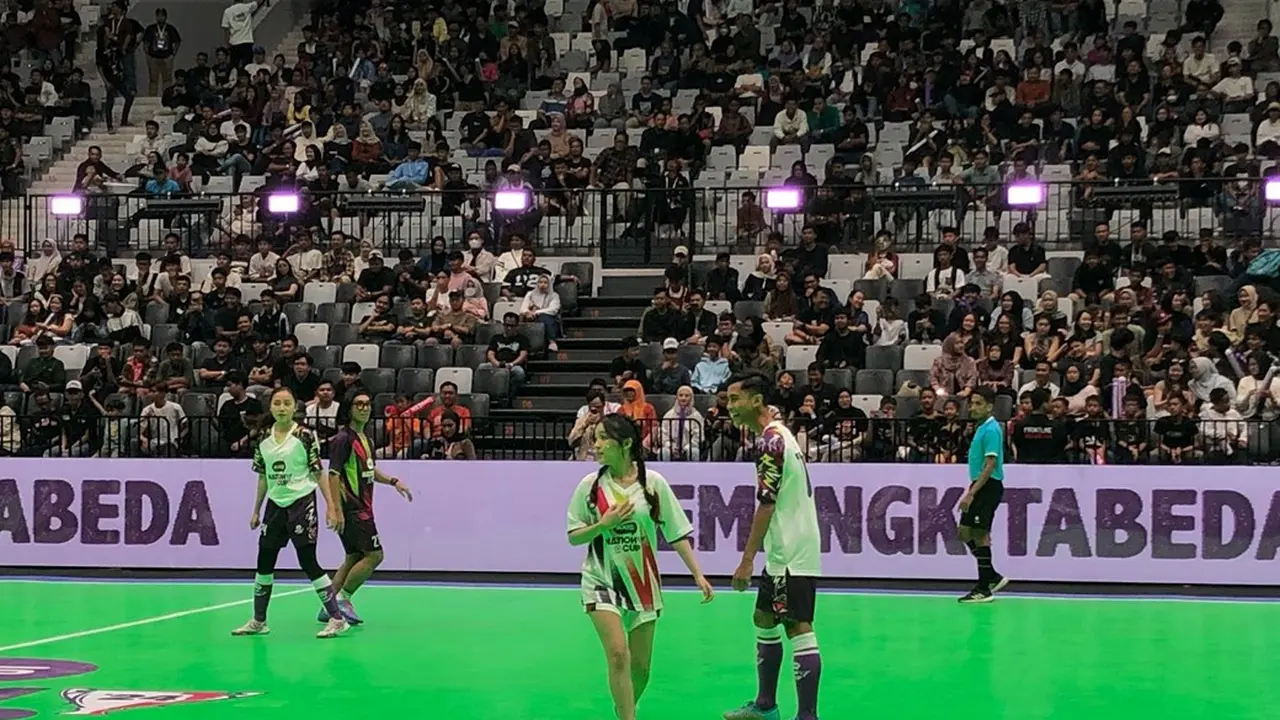 Fun Match Selebriti ANC 2024: Tim Evan Soumilena & Eca Japasal Taklukkan Sabreena Dressler & Bondol JPG Lewat Adu Penalti