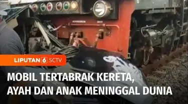 Kecelakaan di perlintasan kereta api tanpa palang pintu kembali terjadi di Lamongan, Jawa Timur, Selasa sore. Sebuah mobil tertabrak kereta api Jayabaya jurusan Surabaya - Jakarta hingga terseret lebih dari 200 meter, akibatnya ayah dan anak penumpan...