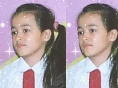 Pelantun lagu Lebih Dari Egoku, Mawar Eva De Jongh saat SD terlihat menggemaskan. Kuncir satu menyamping disertai paras bule dari Mawar membuat foto ini curi perhatian. Tak ayal banyak penggemarnya merasa gemas melihat foto ini. (Liputan6.com/IG/lalamarionmj)