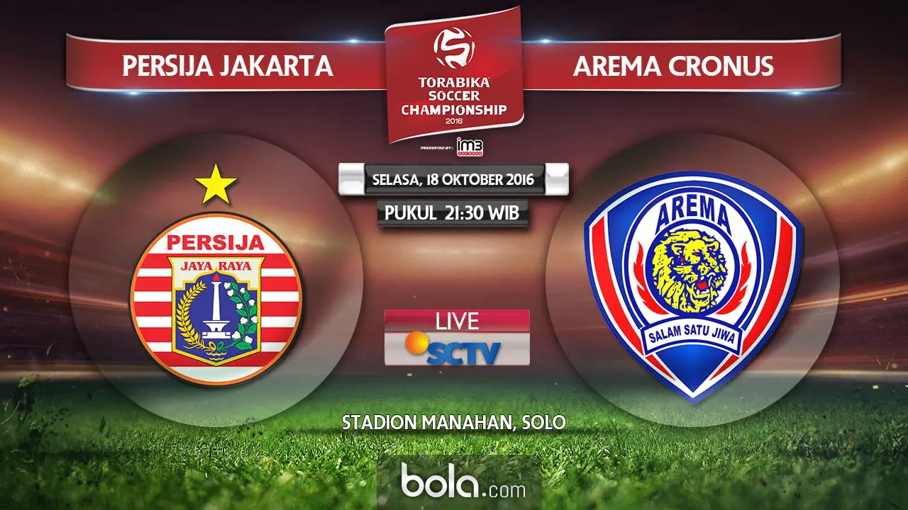 Persija Jakarta Vs Arema Cronus (Bola.com/Adreanus Titus)