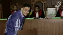 Nazaruddin jelang memberi kesaksian untuk Choel Mallarangeng di Pengadilan Tipikor, Jakarta, Senin (29/5). Nazaruddin menjelaskan pembangunan wisma atlet ditangani Grup Permai sejak 2009. (Liputan6.com/Helmi Afandi)