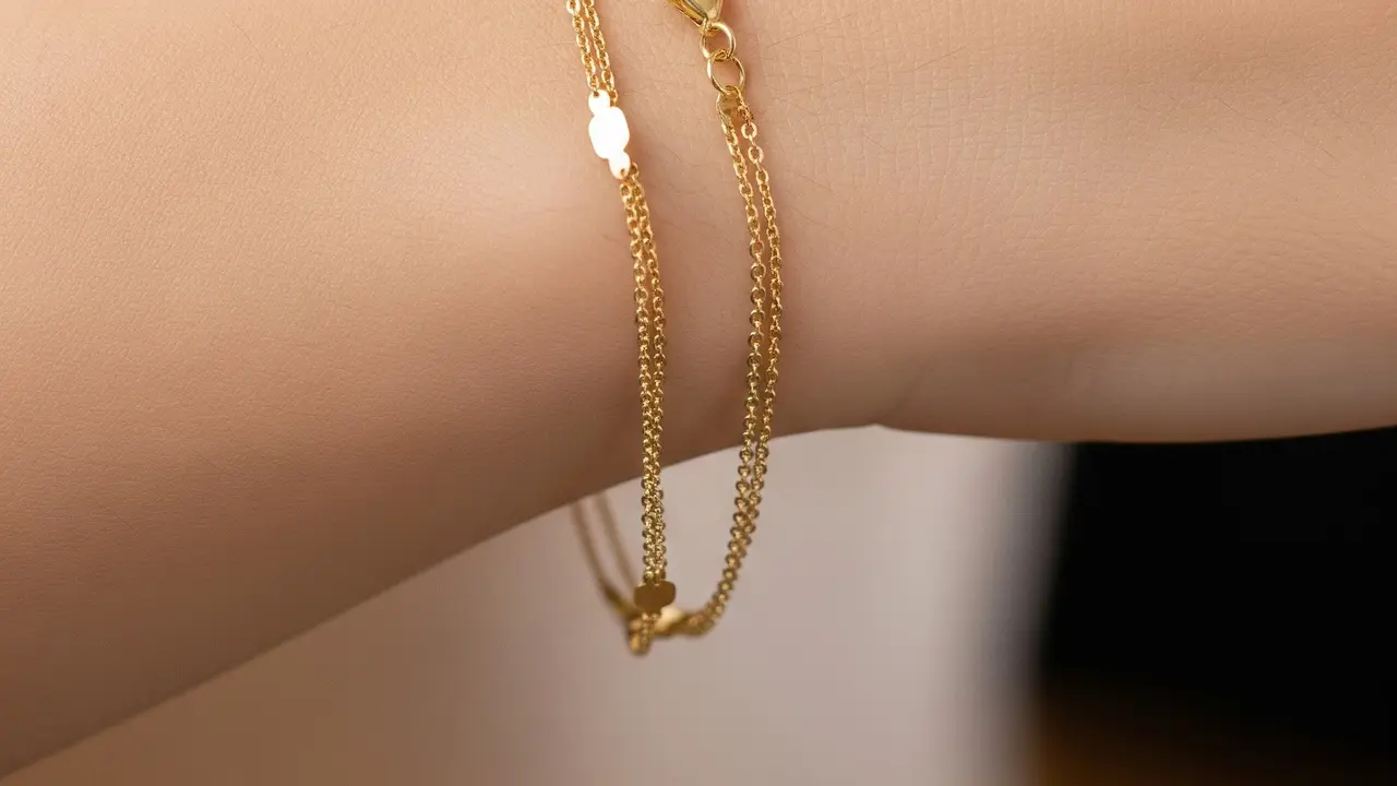 9 Model Gelang Emas Rantai Wanita Tipis Elegan, Pilihan Tampil Minimalis