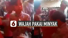 Entah apa maksudnya melakukan itu, namun aksinya mengundang komentar kocak netizen.