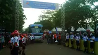 BUMN memberangkatkan 78 ribu or‎ang untuk mudik gratis ke wilayah Jawa dan Sumatera. (Liputan6.com/Silvanus Alvin)