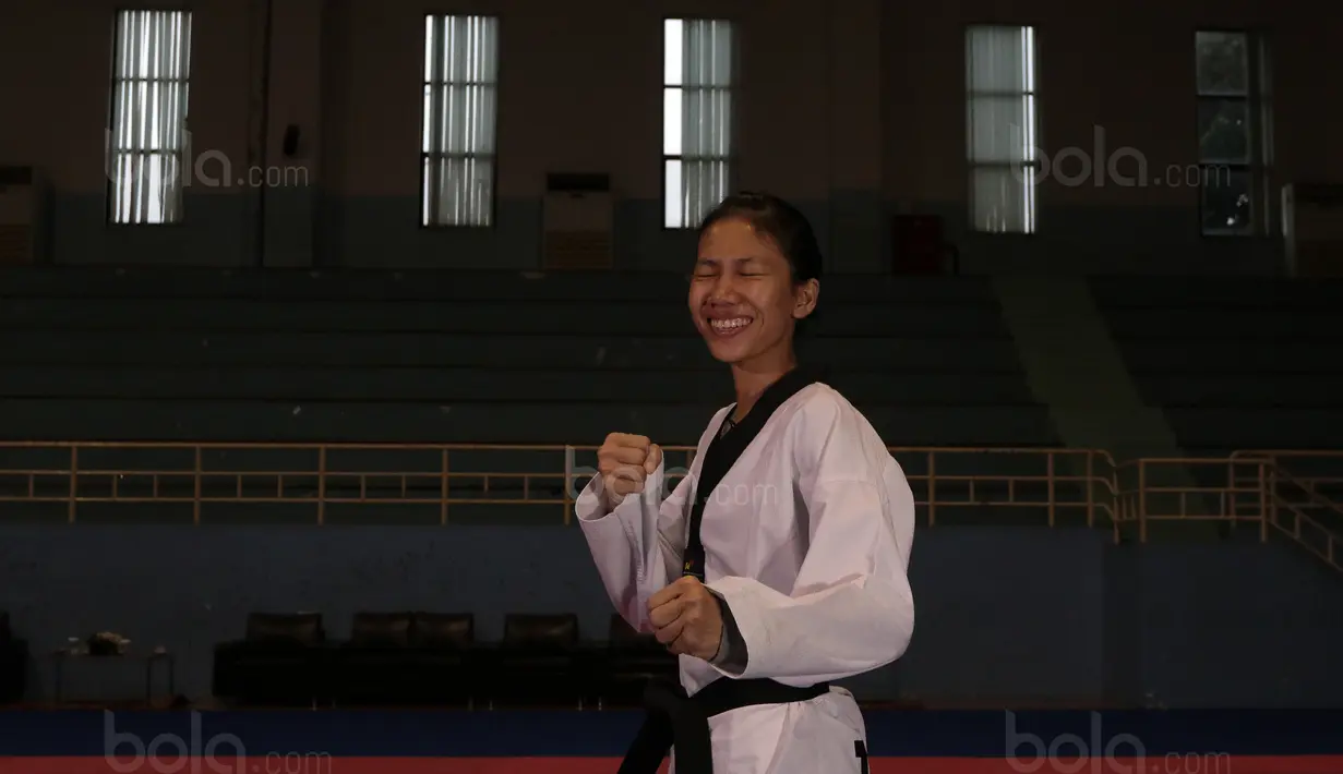 Pada 2014 Mariskah Halinda mewakili Indonesia mengikuti Asian Games 2014 di Incheon, Korea. (Bola.com/Nicklas Hanoatubun)