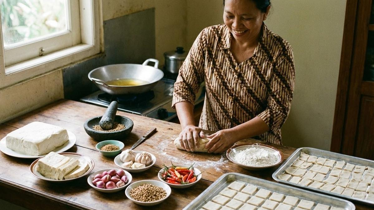 Cara Membuat Kerupuk dari Tahu yang Hampir Bau, Bahan Sisa Jadi Camilan Lezat