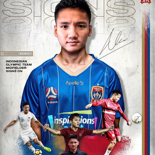 Syahrian Abimanyu Resmi Dipinjamkan Ke Newcastle Jets Bola Liputan6 Com