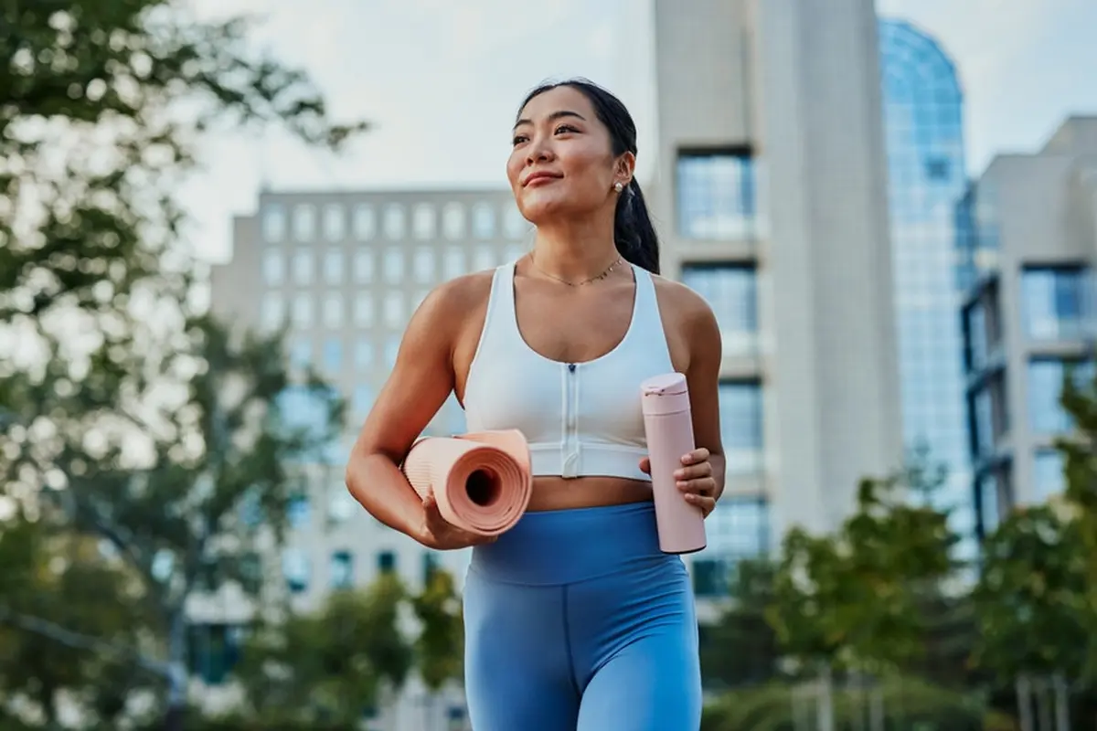 olahraga yoga bahagia bugar