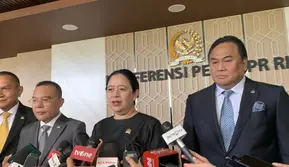 Ketua DPR RI Puan Maharani menyatakan, hingga saat ini belum ada tindak lanjut atau pergerakan resmi terkait wacana pengguliran hak angket di Parlemen. (Liputan6.com/Delvira Hutabarat)