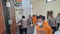 Para tersangka demo berujung anarkis di Jatim