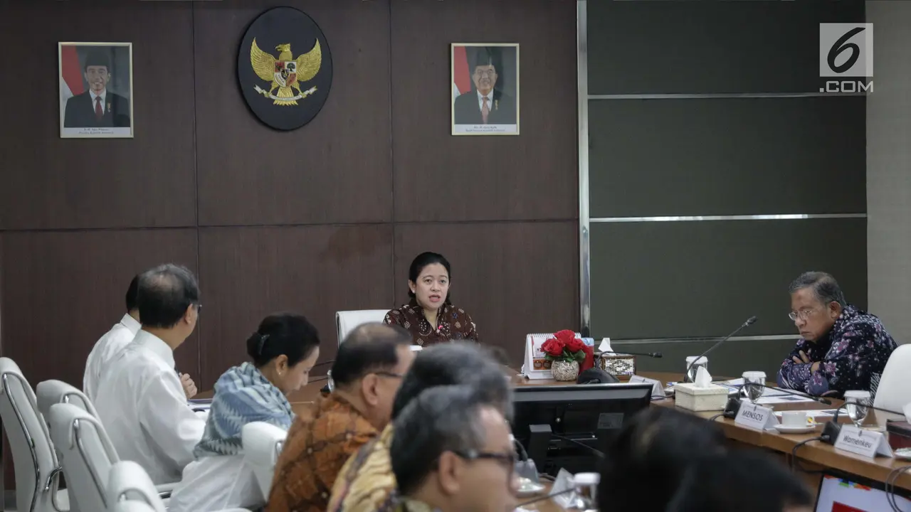 Menko PMK Puan Maharani Pimpin Rakor Tingkat Menteri