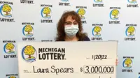 Iseng Cek Spam Email, Wanita Ini Terkejut Temukan Hadiah Rp 42 Miliar (Sumber: Michigan Lottery)