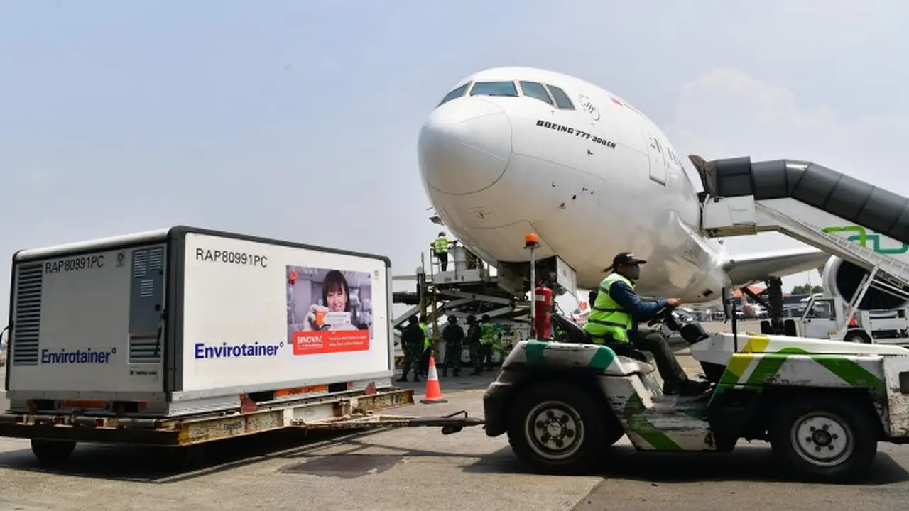 Indonesia Kedatangan Vaksin Sinovac