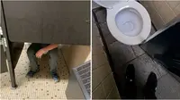 Desain nyeleneh kamar mandi di tempat umum. (Sumber: old.reddit/ElShozaYT/NEFlamee)