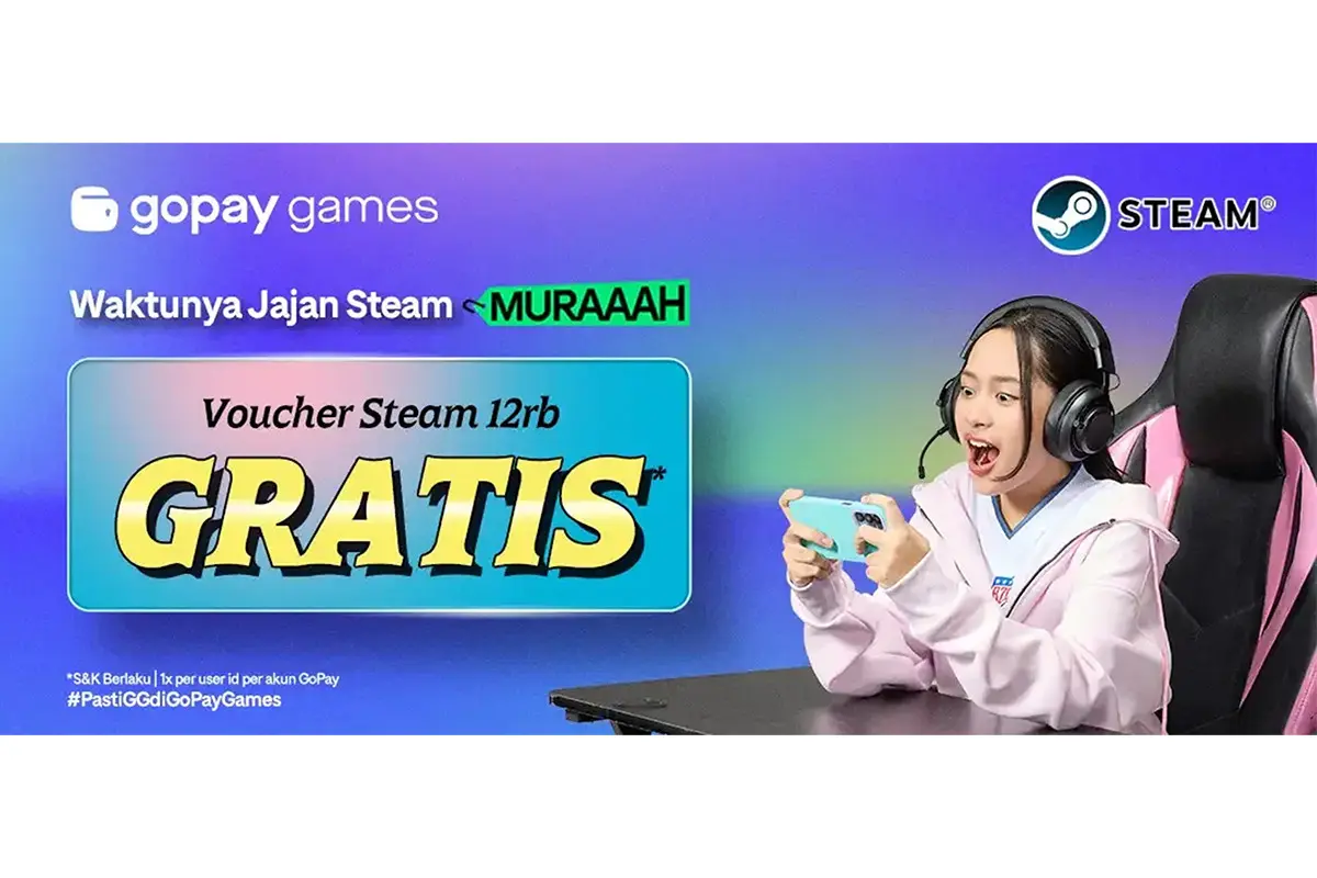 Beli Steam Wallet untuk Nabung Game Impian, Gampang Banget di GoPay Games