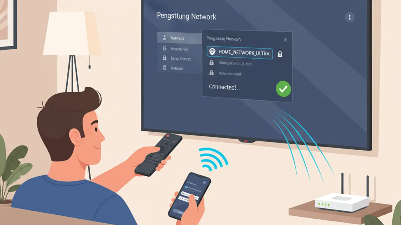 Cara Menyambungkan WiFi ke TV