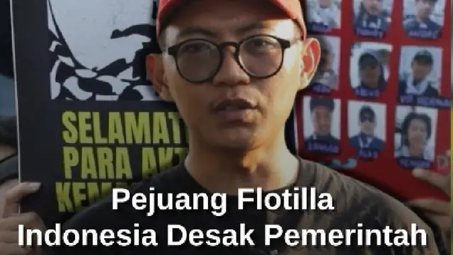 Pejuang Global Sumud Flotilla Indonesia Desak Pemerintah Kutuk Tindakan Penculikan Israel