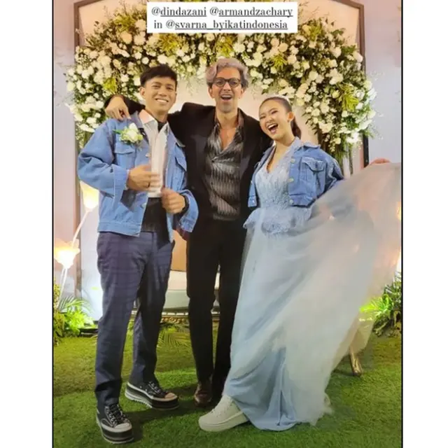 6 Potret Detail Busana dan Makeup Adinda Azani dari Akad Nikah hingga Resepsi