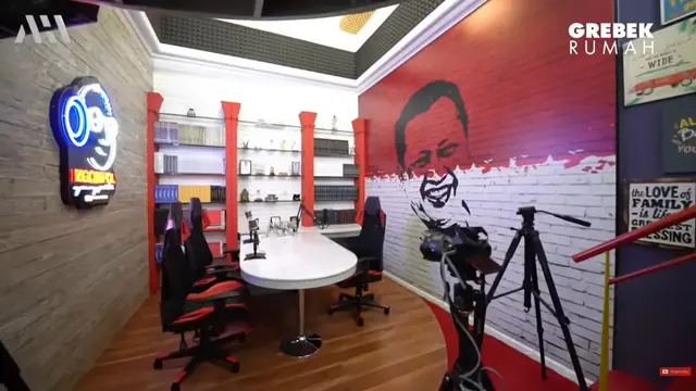 Atta Halilintar di kediaman Bamsoet (YouTube/AH)