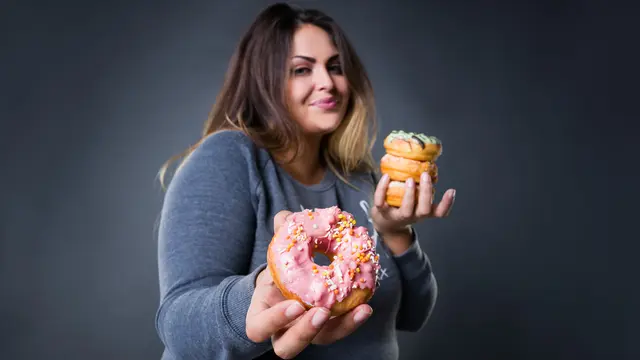 Ilustrasi Wanita gemuk