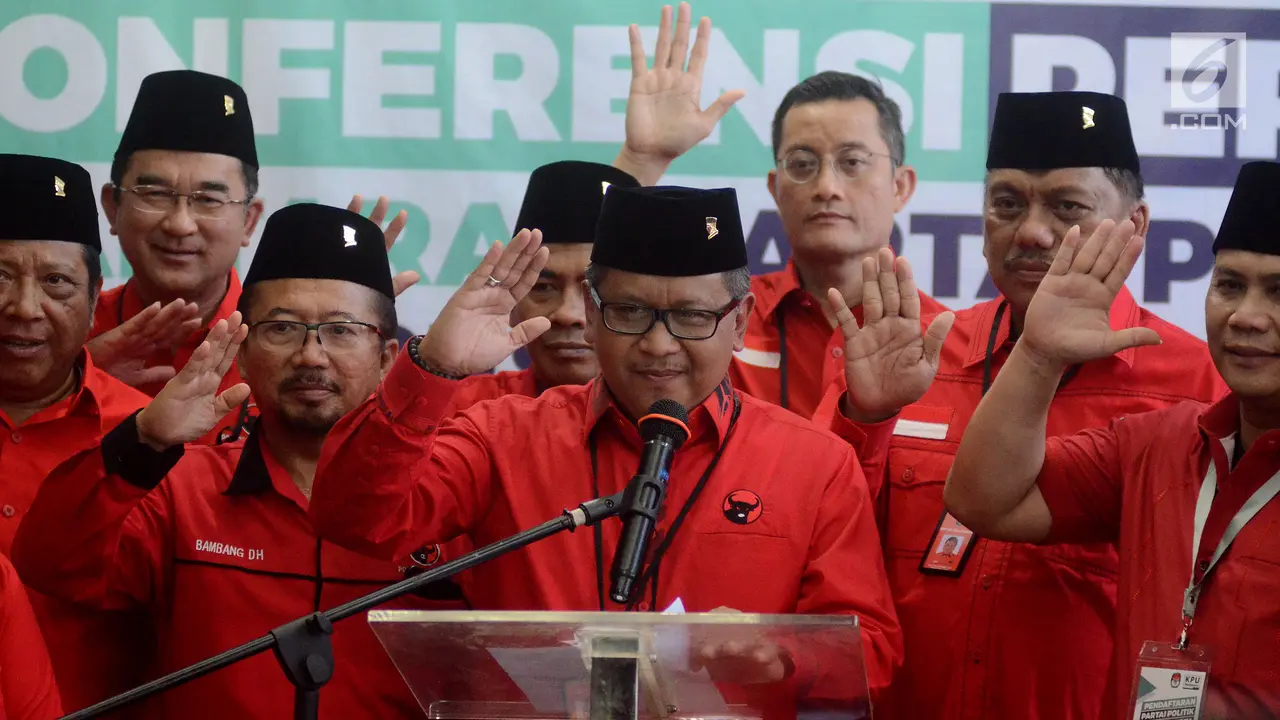 PDIP Daftar ke KPU sebagai Peserta Pemilu 2019