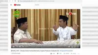 Video Ustadz Abdul Somad Bertemu Capres Prabowo Subianto 02 (Screengrab-YouTube)
