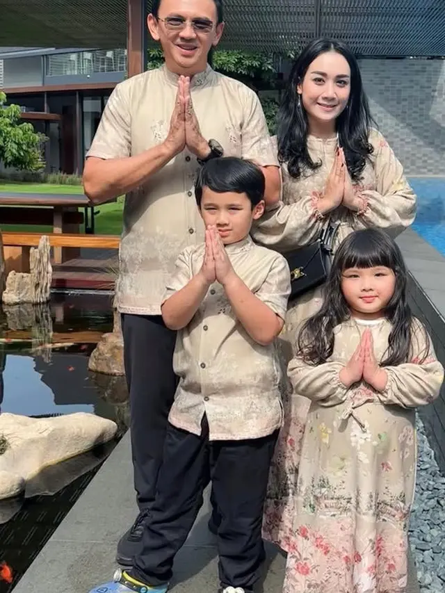 Gaya Puput Nastiti Devi Istri Ahok Rayakan Lebaran 2025. [@btpnd]